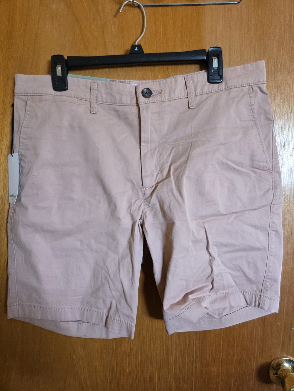 Men's Casual Chino Shorts - Dusty Coral Color